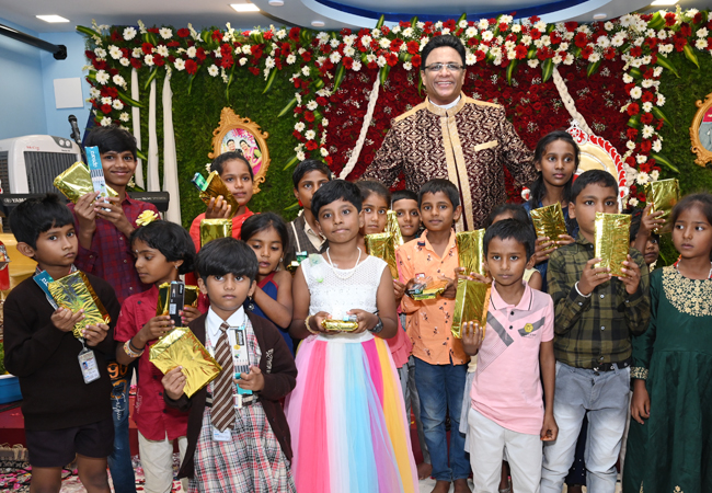 Bro Andrew Richard celebrates his 60th Birthday with grandneur amidst a large number of devotees here on Sunday, 16th, 2023, at Grace Ministry Prayer Centre Budigere in Bangalore with a myriad of wishes.